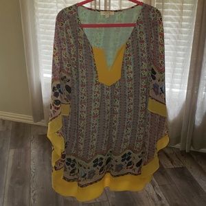 Brightly Colored Fun Summery Dress